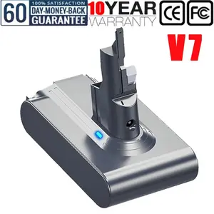 6.4Ah Replace for Dyson V7 21.6V Battery Replacement, Compatible with Dyson 21.6V V7 Absolute/Trigger/Animal/Motorhead/Mattress Fluffy Vacuum V7 Trigger V7 HEPA V7 Car+Boat Handheld Vacuum Cleaner