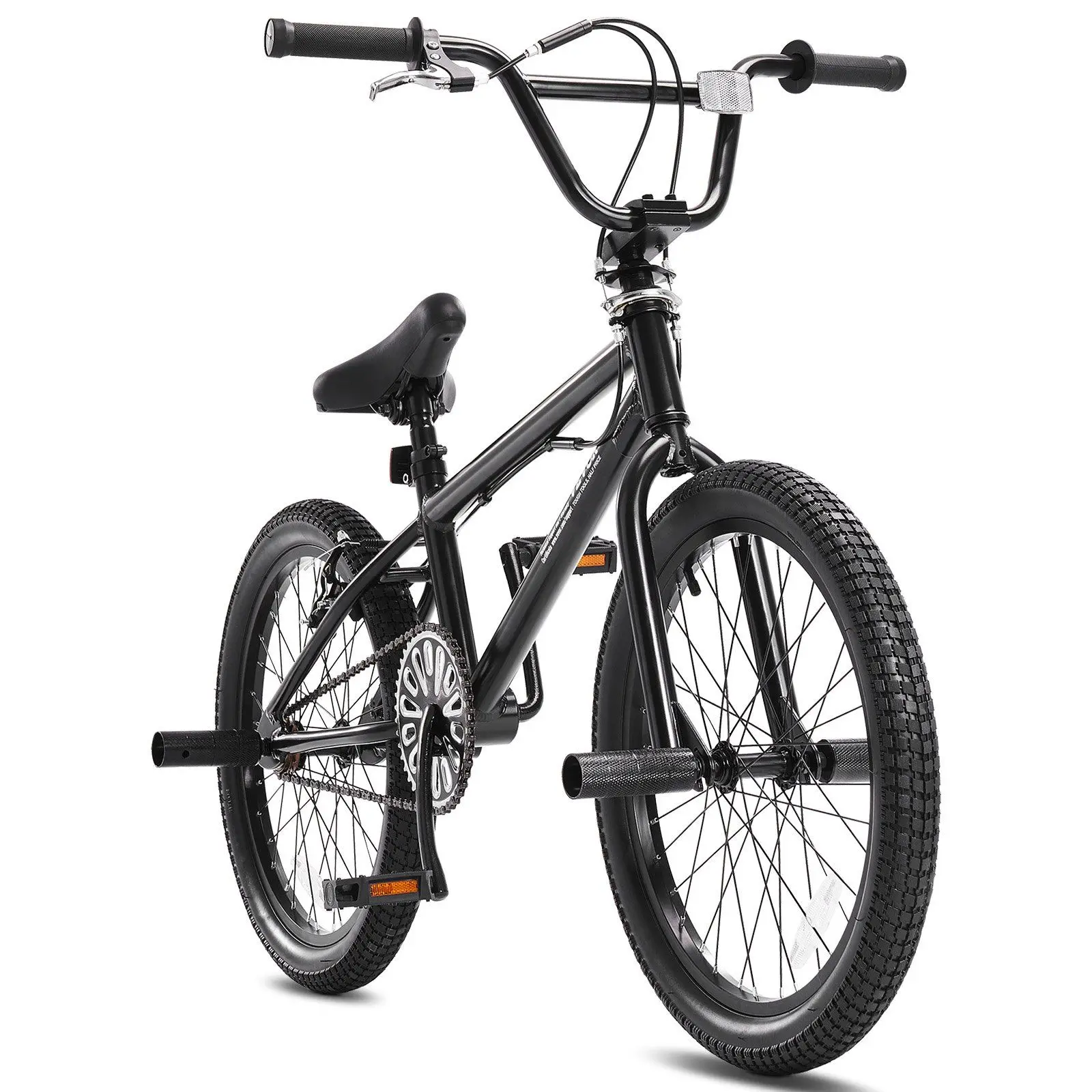 VEVOR 20-Inch Freestyle BMX Bike, Aluminum Alloy Frame, for Men & Kids