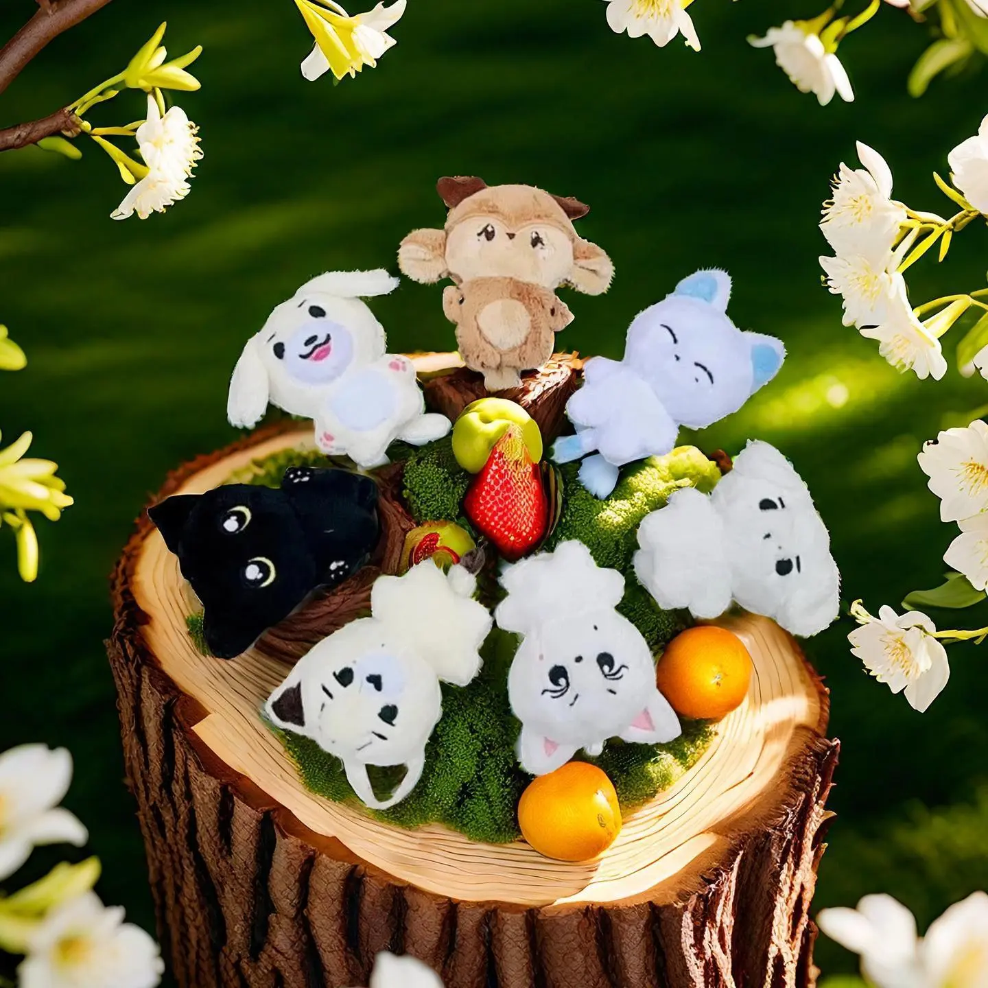 Kpop Plush JUNGWON HEESEUNG JAY JAKE SUNGHOON Stuffed Toys Keyring Kawaii Cartoon Pendant Accessories Bag Fans Gift