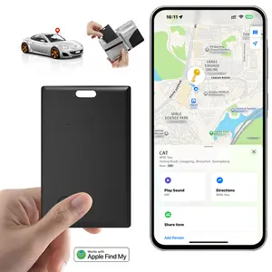 Smart Tracker Card Compatible with Apple Find My - Easily Find My, Finder Card Tracker, Item Finder for Wallet, Keys, Luggage, Bags and More