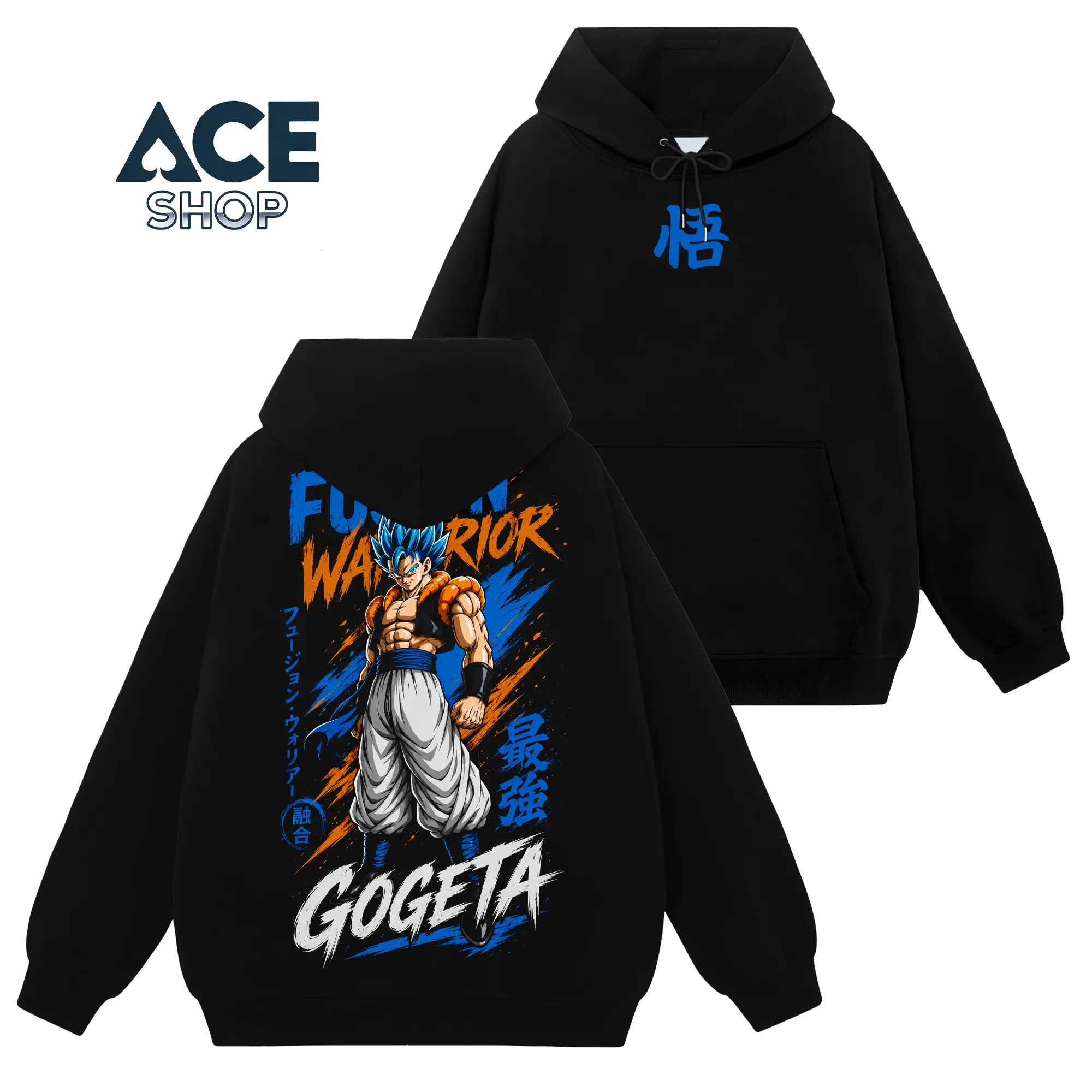 [Ace Shop] Gogeta - Dragon Ball #371 Hoodie T-Shirt Sweatshirt Retro Vintage Unisex Graphic 90s Cotton, Gift For Wibu, Anime Manga Y2K Streetwear