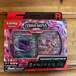 Factory Sealed Pokemon League Battle Deck Team Rocket Includes Team Rocket's Mewtwo EX for Experienced Trainers Level 3
