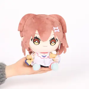 Adorable Korone Dog & Human‑Form Plushies, Sound‑Free Vtuber Character Dolls