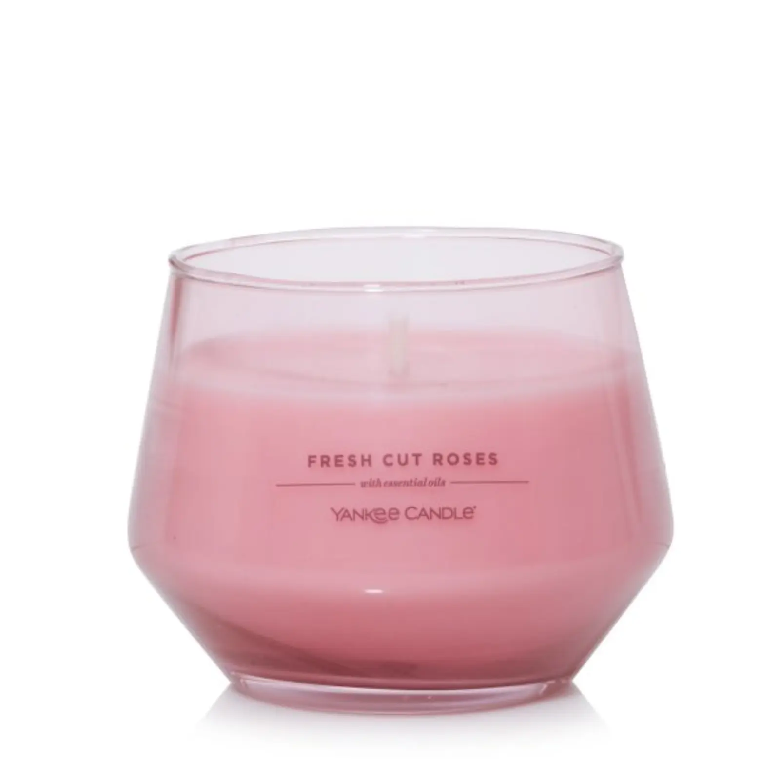 Yankee Candle Studio Collection Scented Geometric Glass Aroma Candles, Summer-Scented Home Decor Supplies, Berry, Vanilla Scents