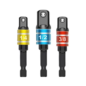 Socket Adapter Tools Set, Impact Grade Socket Adapter For Screwdriver, Hex Socket Adapter Set, Gift, Impact Sockets