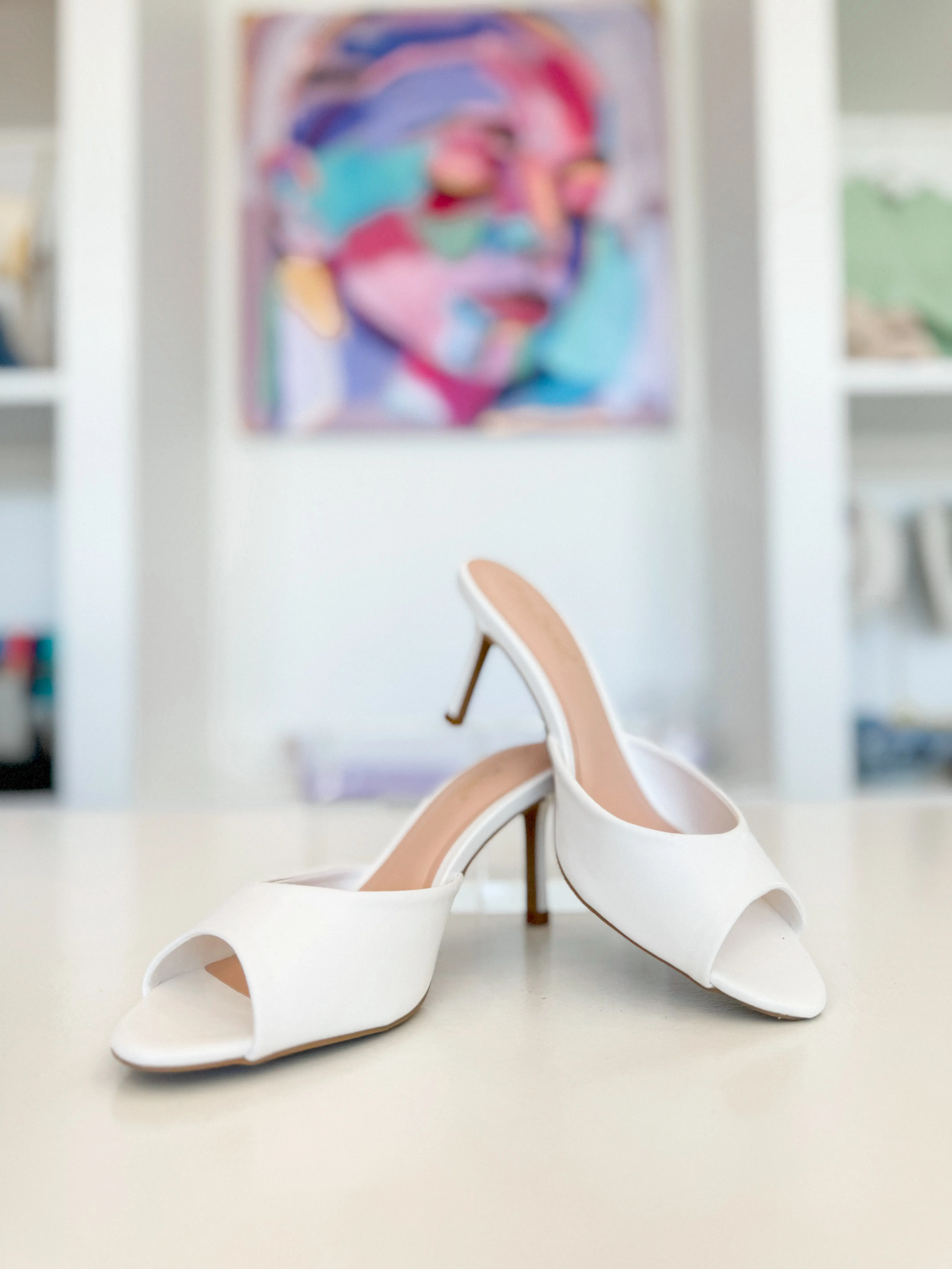 Classy Sassy White Heel