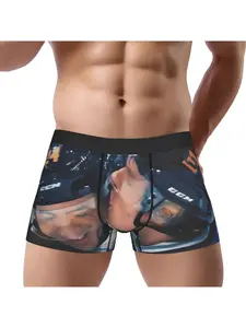1 piece Heated Rivalry Hollanov True Love Underpants Homme Panties Man Underwear Sporty Print Fitted Comfortable Shorts Boxer Briefs