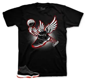 Shirts To Match Jd 11 Bred Velvet Sneakers - Fly Kicks Sneaker Tees
