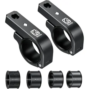 Light Bar Mounts 2 count,  Alloy Off-Road LED Light Mounting Bracket, Fit for Round Rails 0.75" / 0.875'' / 1" / 1.125'' /1.26" / 1.375'' in Diameter, for  ATV UTV Boat