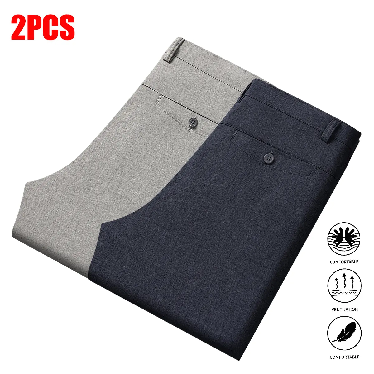 Dark blue + khaki