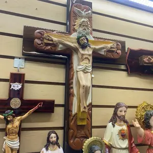 Cross Father Son and Holy Spirit 24” Religious Decor