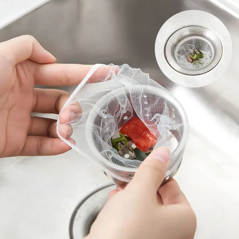 No More Clogged Drains! Sturdy Sink & Drain Filter Mesh  Catches Hair, Food Bits & Trash, Keeps Pipes Clean & Unclogged  Fits Any Sink & Floor Drain, Washable & Reusable, Super Practical for Home dog＆cat