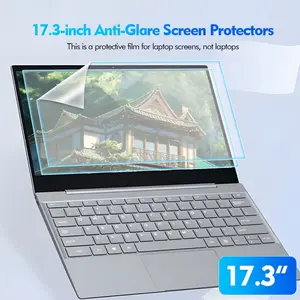 [SAMIDANN] 2pcs HD Screen Guard for 17.3 Inch Laptops Super Thin Easy Clean Anti Blue Ray 16:9 HD Film Suitable for HP AASU LENOVO DELL AR