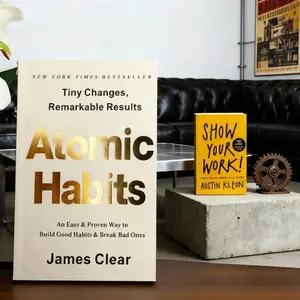 Atomic Habits & Show Your Work Book - Daily Sharing Habit:Build Atomic Habits of Publicly Sharing Your Process & Progress