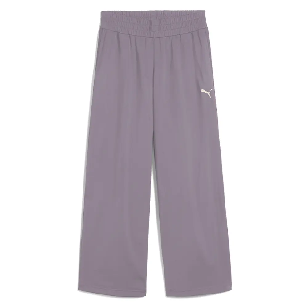 PUMA Womens Classics Low Rise Popper Pants Casual - Purple