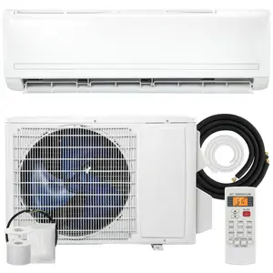 HOMCOM 18000 BTU Mini Split Air Conditioner and Heat Pump, 19 SEER2 230V Energy Efficient Ductless Inverter AC Unit Cools up to 1250 Sq.Ft, Complete Installation Kit