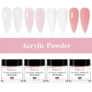Acrylic Nail Powder, Acrylic Nail Extensions, 1 Box Solid Color Nail Art Powder, Professional Nail Art & Nail Polish for Home Salon Nail Art Design