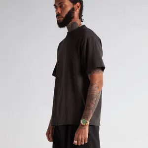 Shaka Wear Max Heavyweight Cropped Tee 7.5oz 100% USA Cotton Durable Structured Fit Streetwear Essential Cropped Waist-Length Cut