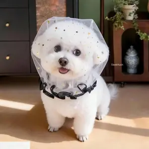 Adorable Breathable Dog Muzzle Mask for Small Medium Dogs | Anti‑Licking & Anti‑Swallowing for Pomeranian Bichon Outdoor Use