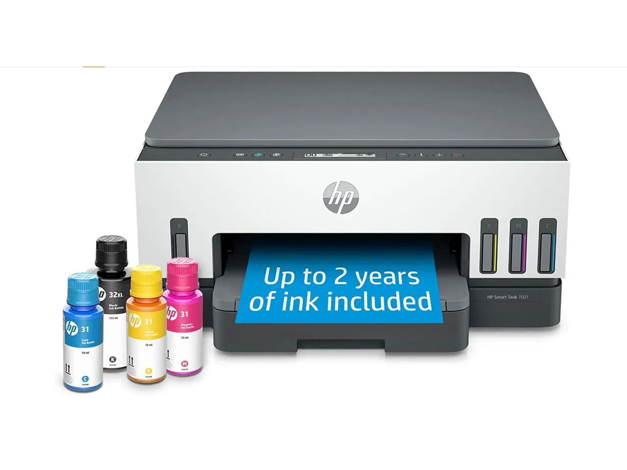 HP Smart Tank 7001 Wireless All-in-One Cartridge-free Ink Tank Printer