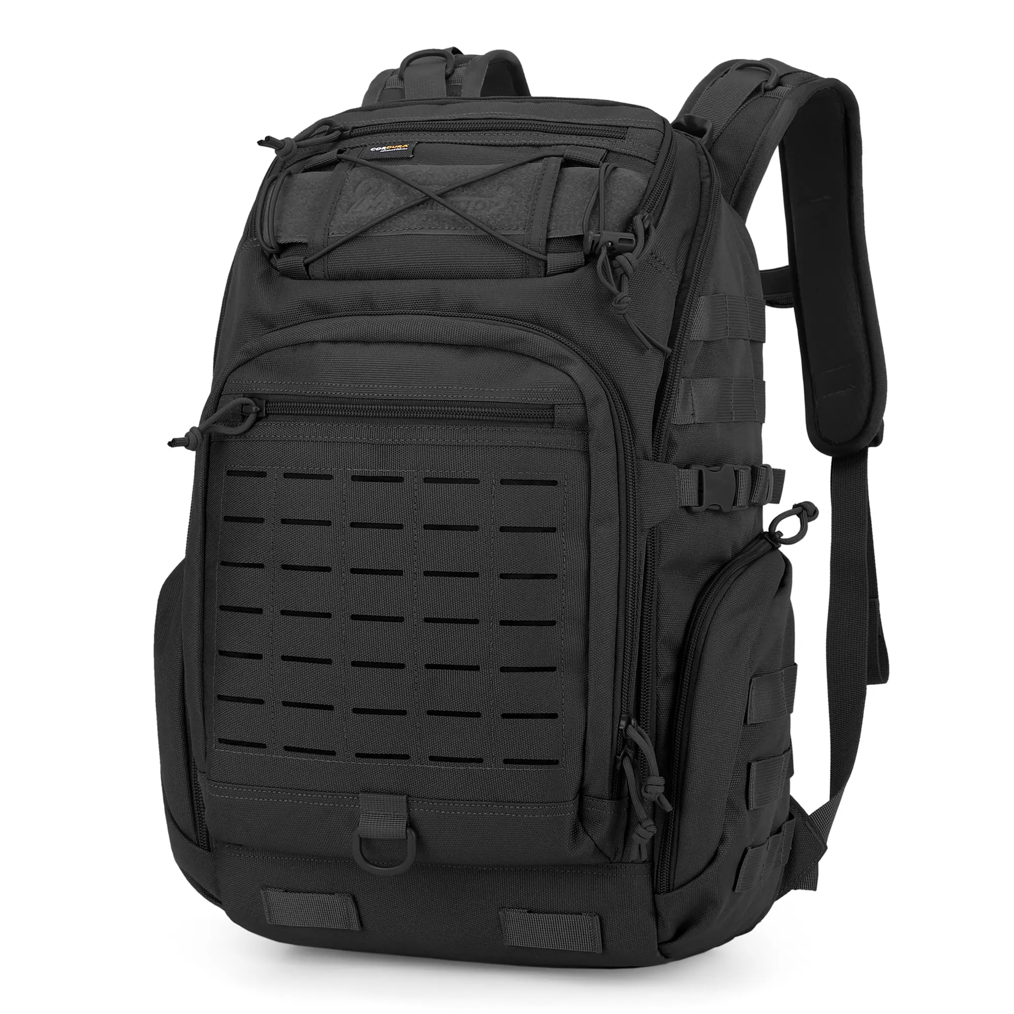 Mardingtop 30L 915D Cordura Molle Classic Large Capacity Military Tactical Casual Travel Backpack for Men Hiking, Camping, Trekking with Molle Webbing Durable Design Multifuntional YKK Outdoor