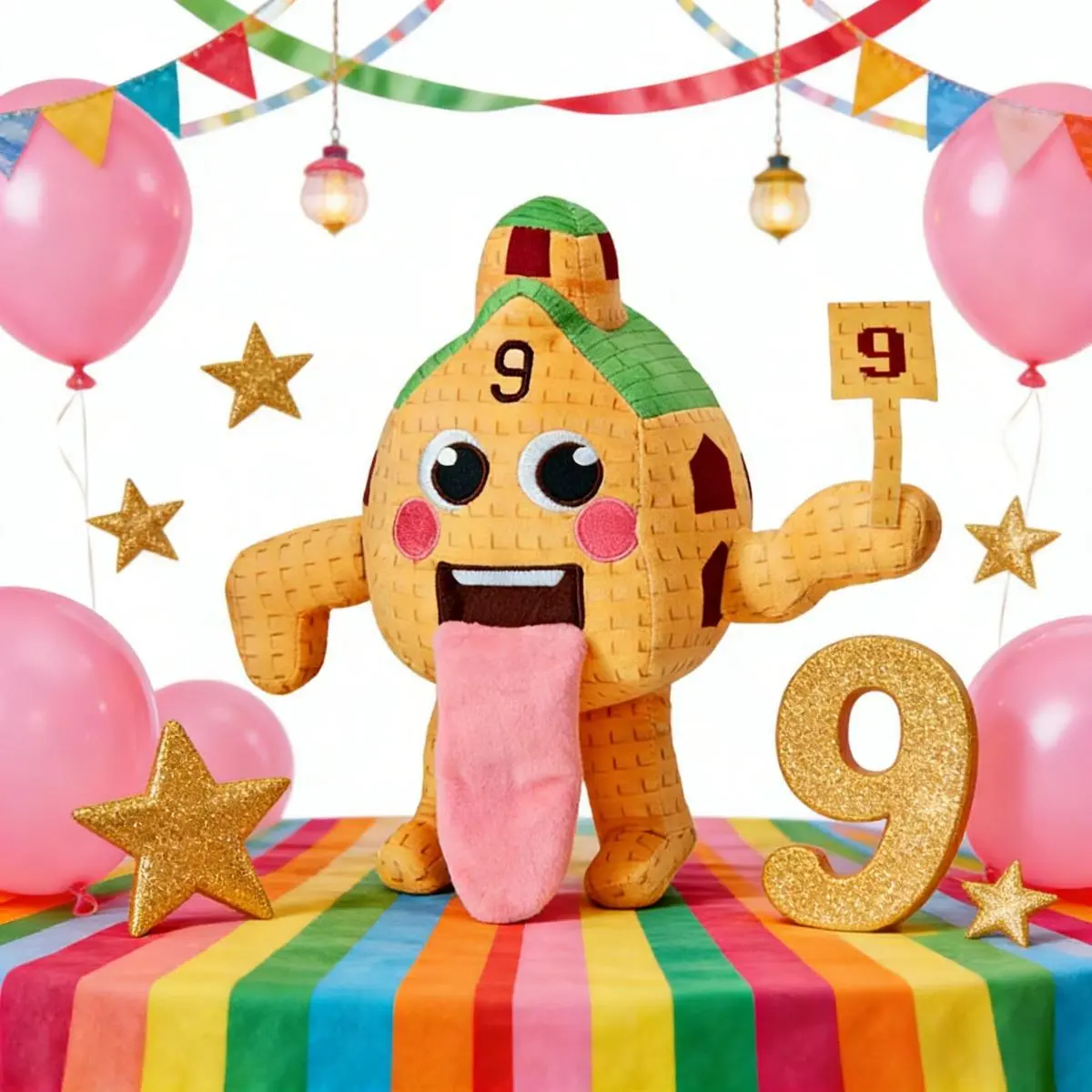 Viral Steal a Brainrot Plush Pillow Esok Sekolah 9.8 Inch - Soft Cotton Stuffed Toy Cushion, Birthday Present Birthday Gift for Kids, Holiday Bed Pillows for Girls & Boys, Collectible Character Pillow