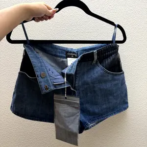 Pre-owned CHANEL Denim shorts Bag Accessories Luxury Casual Series Rare Edition