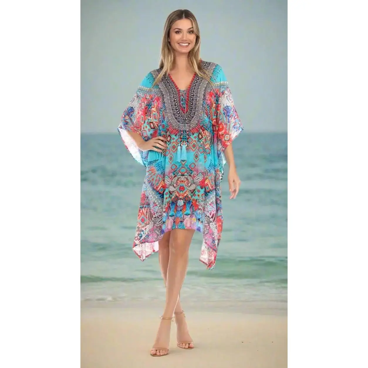 Designer Silk Kaftan