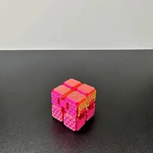 3D Printed Infinite Cube Stress Relief Toy, Versatile Puzzle Game for Relaxation, Fun Brain Teaser Gift Idea