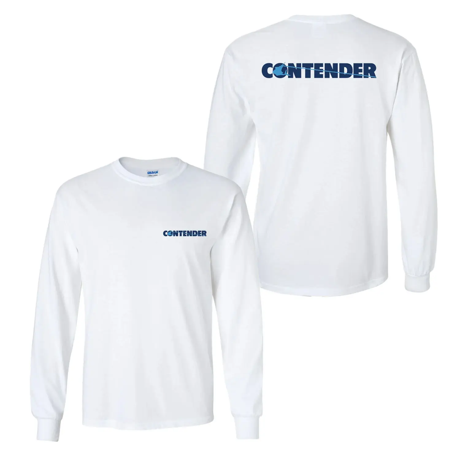 Contender Fishing Long Sleeve Shirt, Saltwater Offshore Performance Tee, UV Sun Protection Fishing Apparel for Men