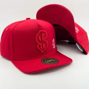 Red Cash Money Flat Cap