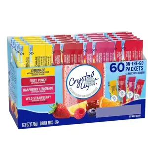 Crystal Light Variety Pack Drink Mix Packets 60 pk . 6.3oz
