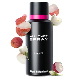 ATYAB AL MARSHOUD Lychee All Over Perfume Body Spray (125mL) - Unisex, Luxurious, Long-Lasting (Up to 24 Hours), Versatile Body Mist Fragrance for Men and Women