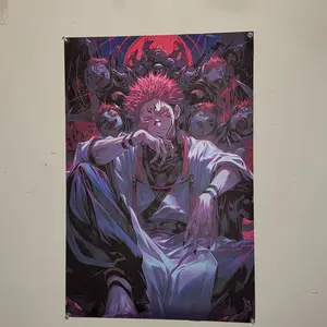 Jujutsu Kaisen Anime Poster - Sukuna King of Curses Throne Wall