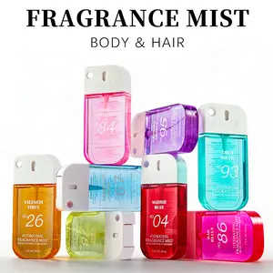8 Scents Travel-Size Body & Hair Fragrance Mist (1.5 fl oz) - Long-Lasting Fruity & FloralFragrance for Women, Dates & Gifts