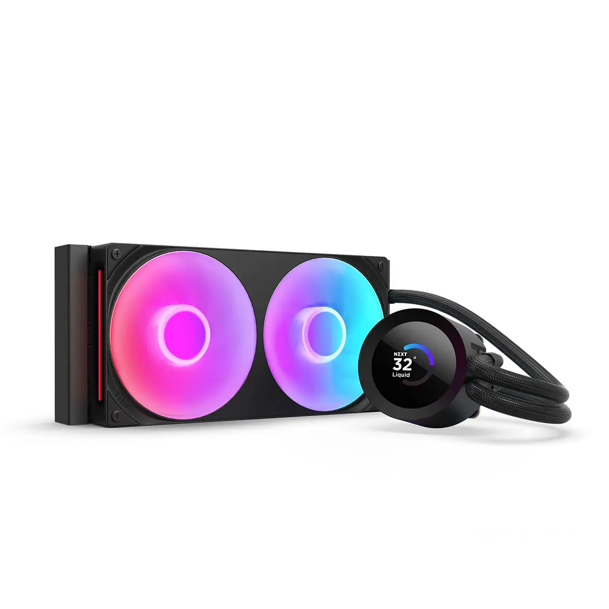 NZXT Kraken Plus RGB 240mm All-in-One Liquid CPU Cooler with LCD Display, Black