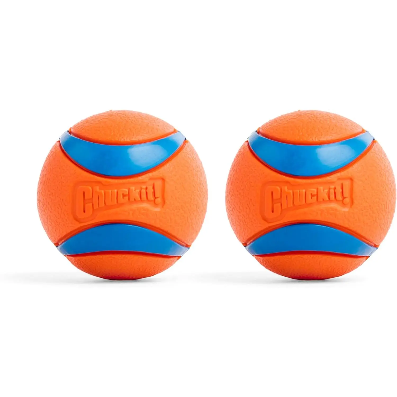 2-Pack Medium Bouncy Dog Fetch Balls | Durable Rubber Floating Fetch Toys for Dogs 20–60 lbs, 2.5-Inch