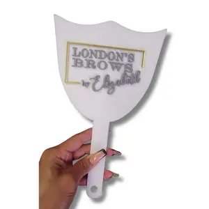 Lash Mirror Prop, Logo Brow Mirror, Cosmetic Gift Makeup