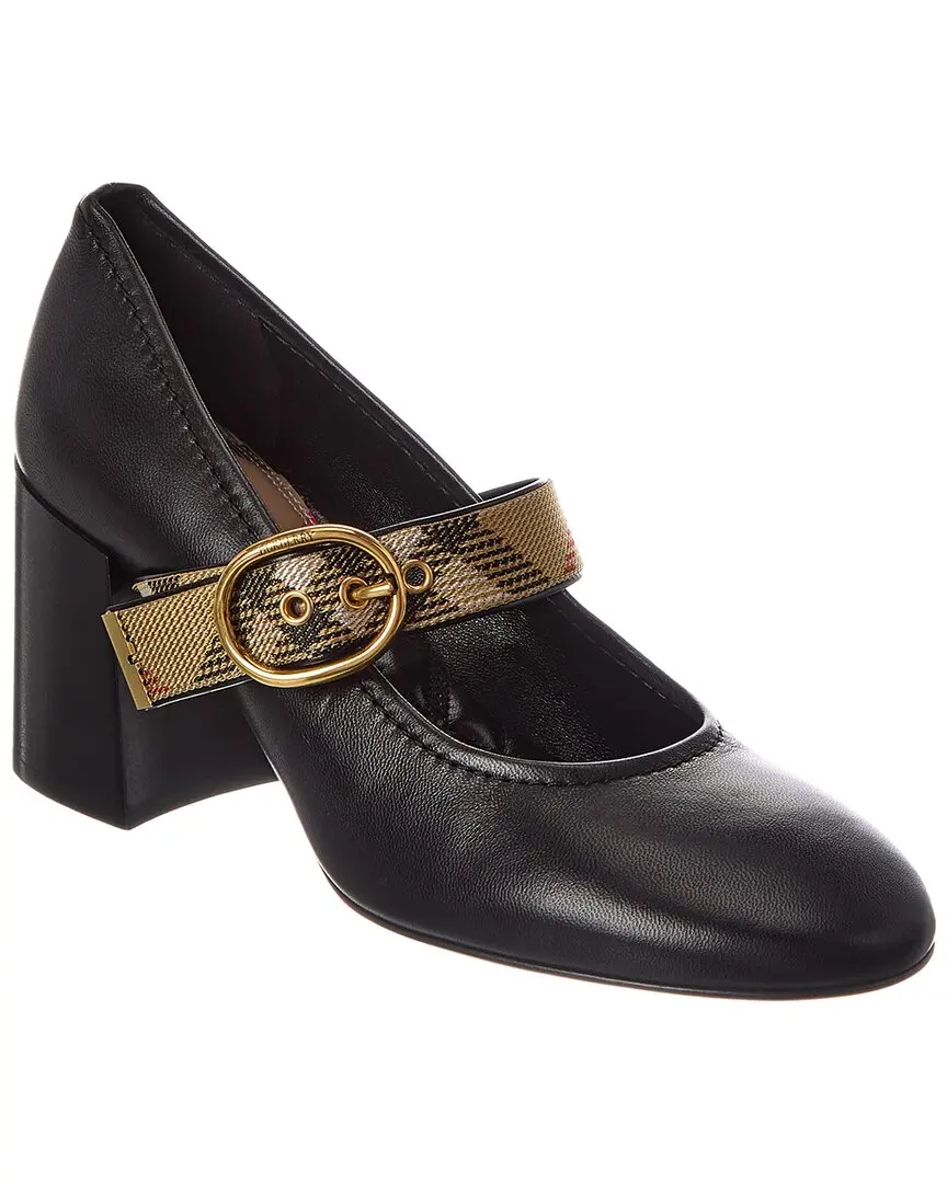 Burberry Check Robin Leather Pump