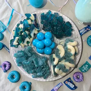 Gummy Platters - Vibrant Gummy Material Platter for Parties & Gatherings - Easy Serving Design - Perfect for Organizing Gummy Candies