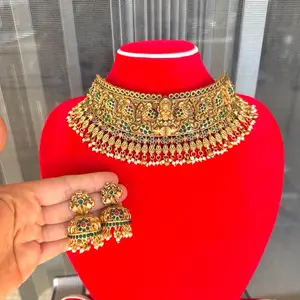 Brass Jewelry with earrings. New design ready to wear.