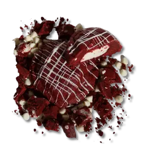 White Chocolate Red Velvet STUFFED Cookie -Snack Dessert