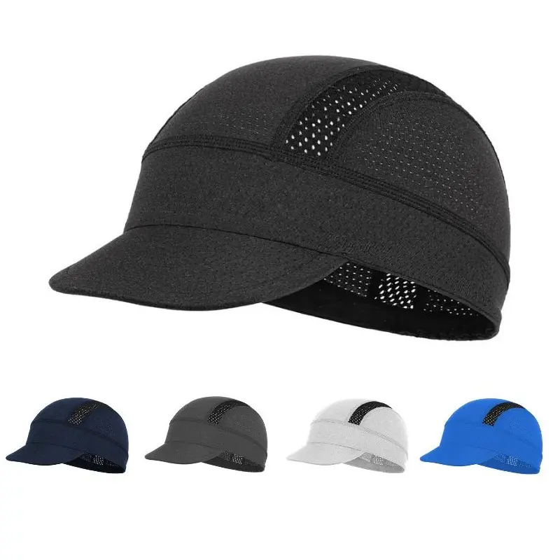 Yeomoo Unisex Breathable Cycling Cap, Stretchy Helmet Liner for Men & Women, Lightweight Summer Running Hat, Minimalist Solid Color Outdoor Headwear for Hiking, Golf & All Sports