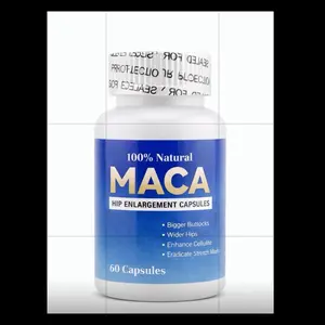 LEAFE Balanced Maca Blend Capsules Herbal Supplement 60 Veggie Capsules with Maca Root Fenugreek Saw Palmetto & Tribulus for Daily Wellness