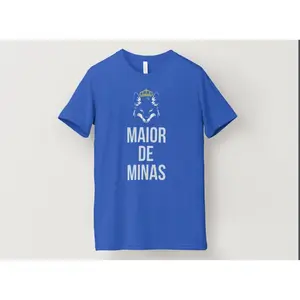 Cruzeiro Maior de Minas T-Shirt: Royal Blue Graphic Tee