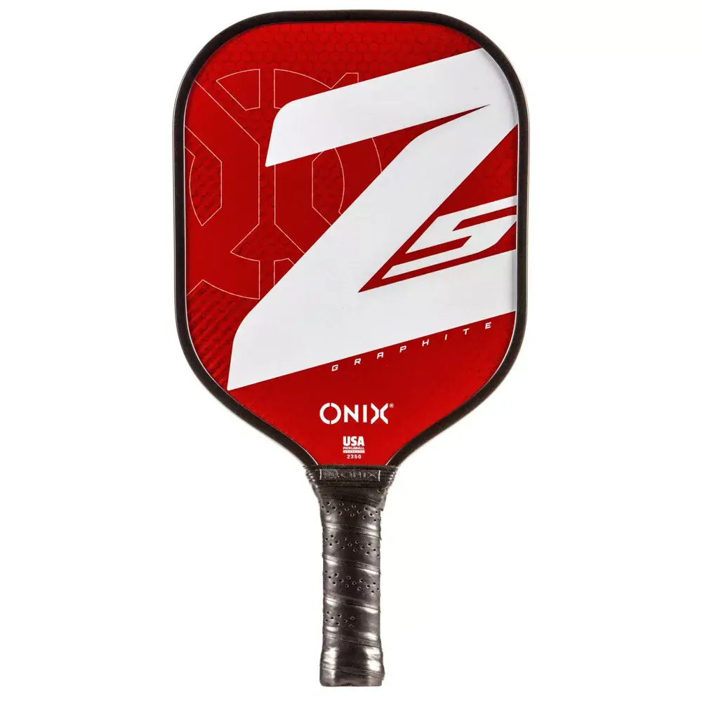 Onix 15.5'' Z5 Wide Body Pickleball Paddle - Red: Stiff Graphite Racquet 8.125" Head