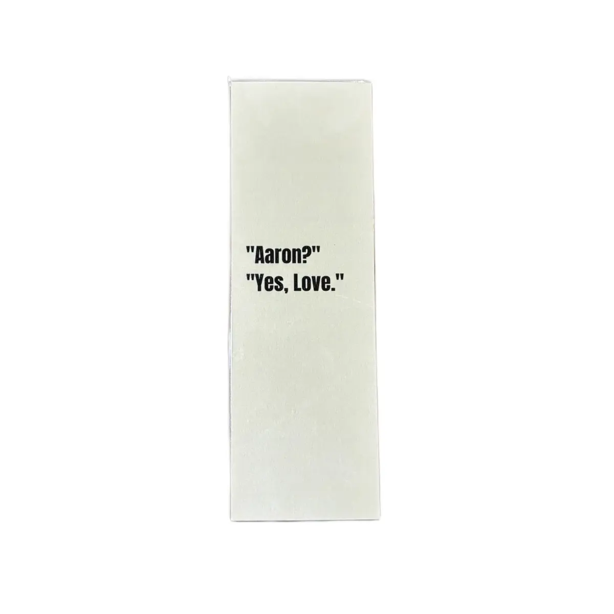 Laminated Shatter Me Bookmark - Aaron Warner