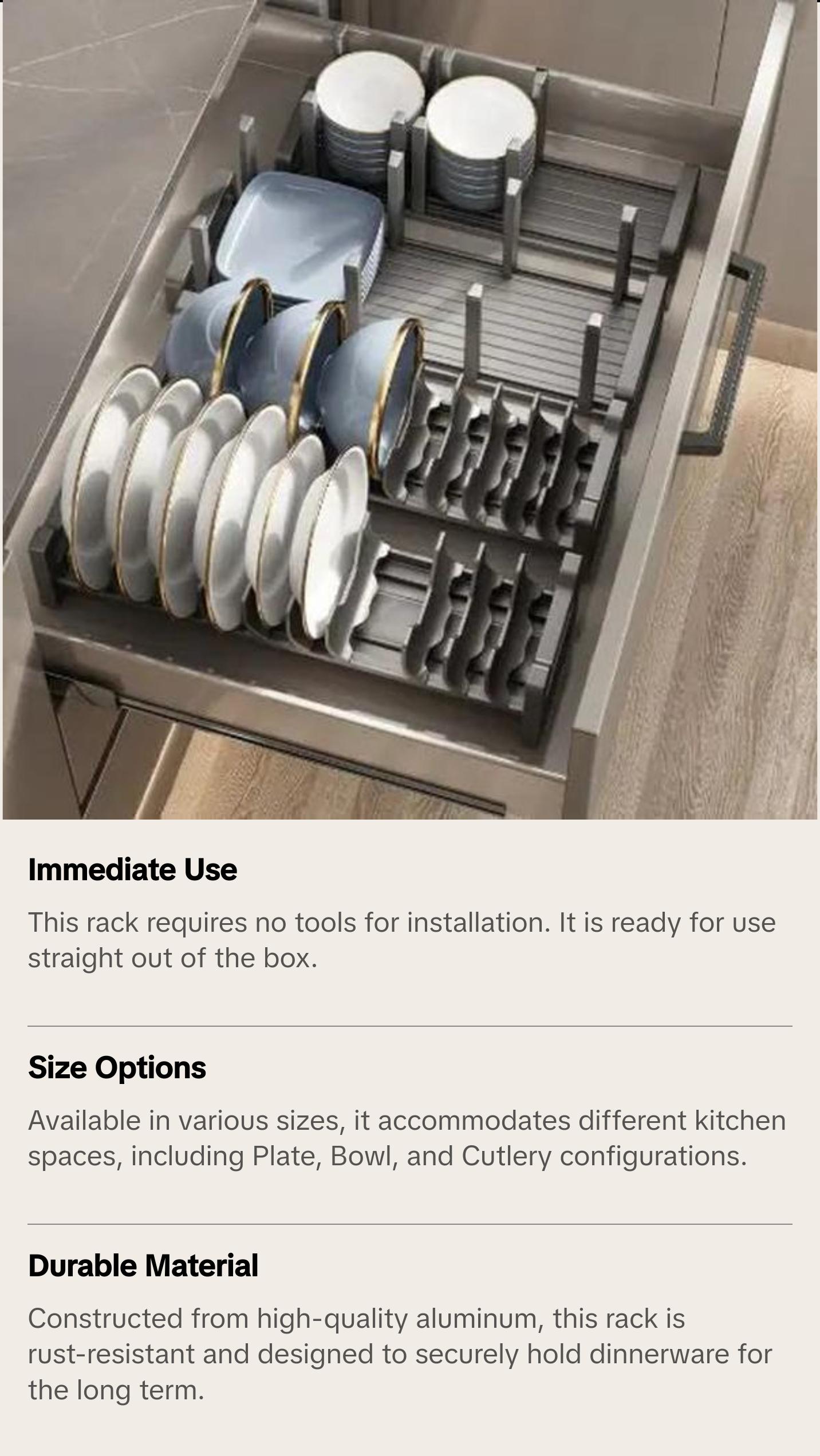 Nesting Tableware Rack Nesting Tableware Rack