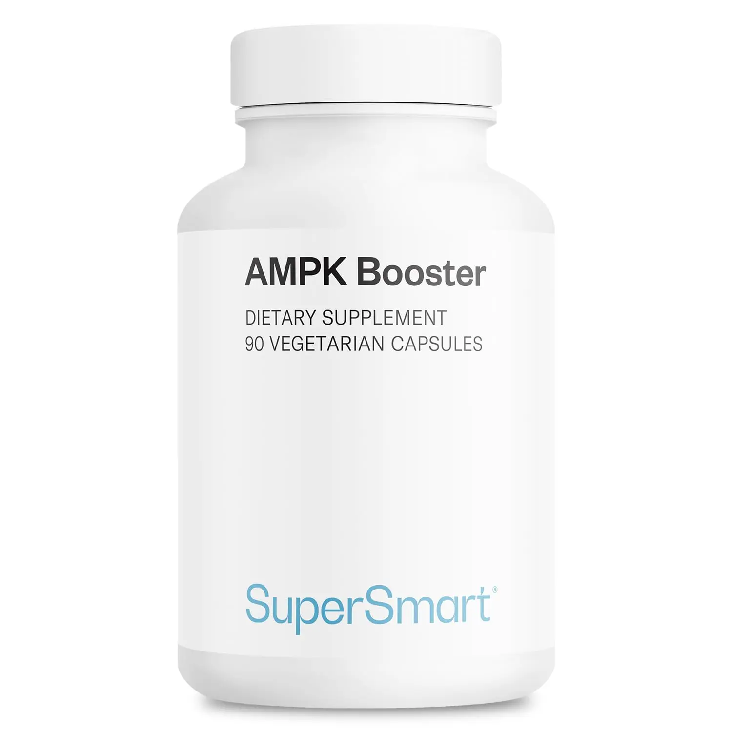 SuperSmart AMPK Booster (High Strength) - with Gynostemma Pentaphyllum, Berberine, Fisetin - AMPK Metabolic Activator | Non-GMO & Gluten Free - 90 Vegetarian Capsules