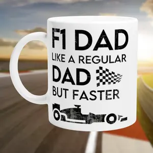 [Sale Up To 50%] Like a Regular Dad But Faster  F1 Dad Mug  Funny Formula 1 Gift